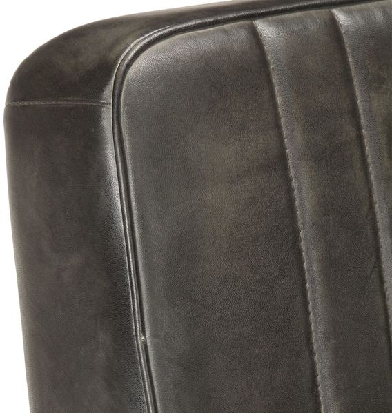 vidaXL Freischwinger Sessel Distressed Grau Echtleder 321858 Bild 5