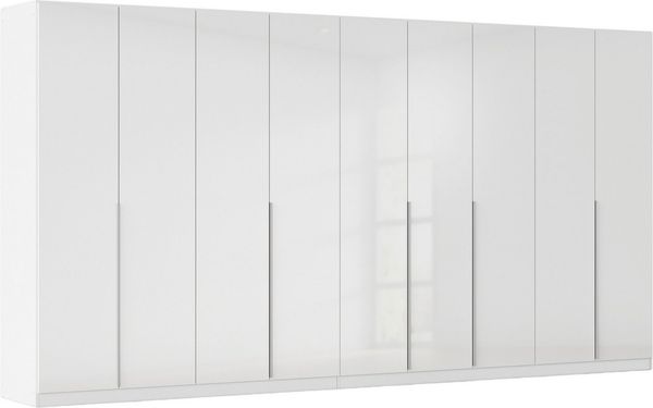 OTTO home Drehtürenschrank Kleiderschrank Schrank Garderobe AGORDO Schlafzimmer (in zwei Griff-Farben, Breiten 91-405 cm, Dekor- oder Hochglanzfront) durchdachte Innenausstattung, in 8 Breiten und 2 Höhen MADE IN GERMANY
