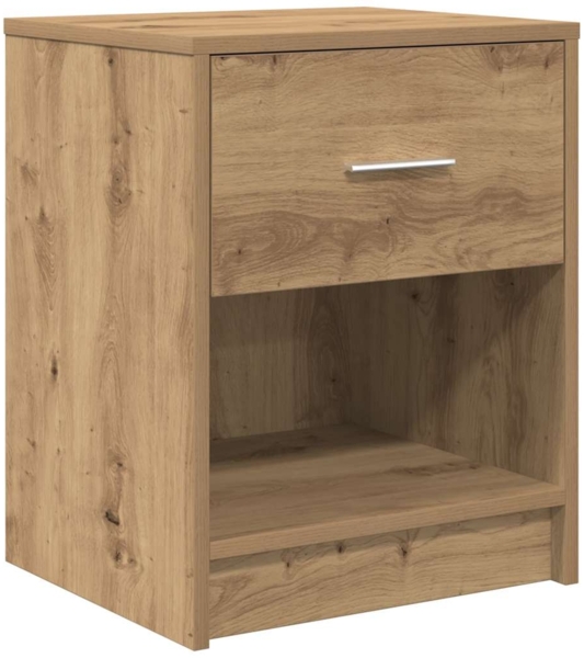 vidaXL Nachttisch mit Schublade Artisan-Eiche 40x34x50 cm 858783