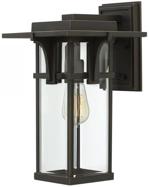 Elstead Lighting Manhattan Outdoor 1-Light Medium Wandleuchte Bronze IP44