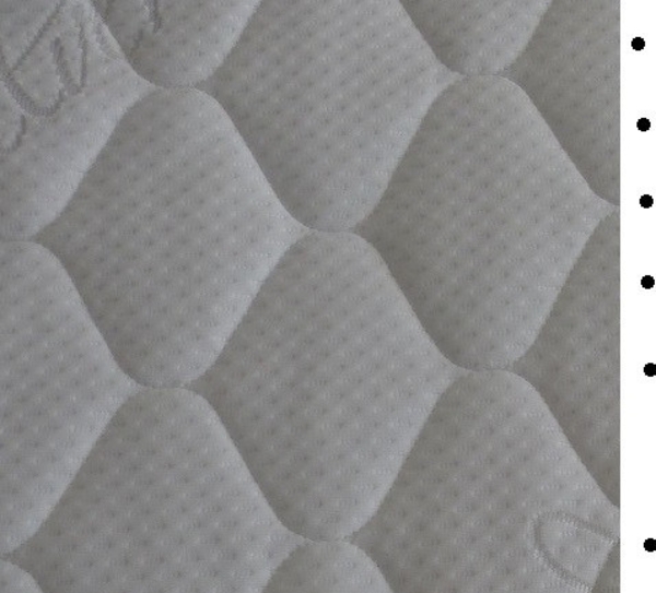 Bazyl Matratzenbezug mit Reißverschluss, versteppt, 90x200 cm, 4,0 cm Bild 4