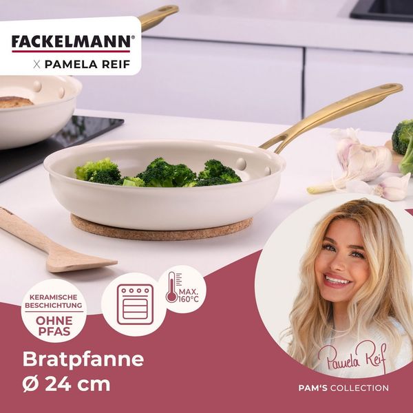 FACKELMANN Bratpfanne Pfanne, Antihaft-Pfanne, Kochgeschirr, Aluminium-Pfanne