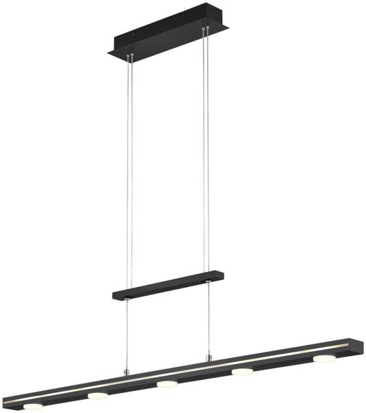 379190732 Pendelleuchte LACAL schwarz matt 4W LED. Höhe ca. 160 cm