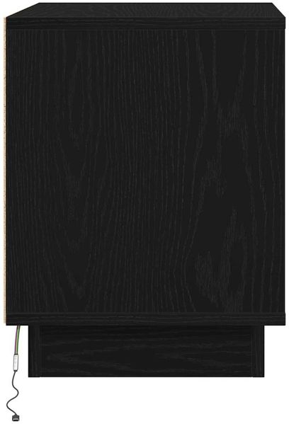 vidaXL Nachttisch Schwarz 44 x 34,5 x 45 cm Holzwerkstoff 869564 Bild 8