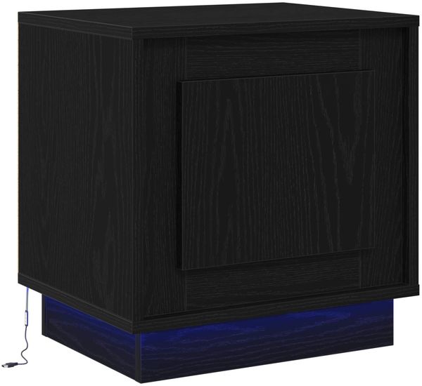 vidaXL Nachttisch Schwarz 44 x 34,5 x 45 cm Holzwerkstoff 869564 Bild 5