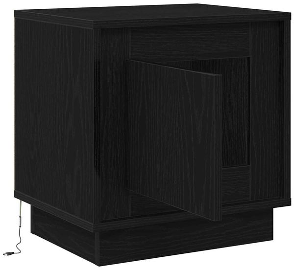 vidaXL Nachttisch Schwarz 44 x 34,5 x 45 cm Holzwerkstoff 869564 Bild 6