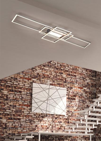 620010407 Nickel matt LED Deckenleuchte IRVINE Deckenlampe ca. 105x42 cm Bild 3