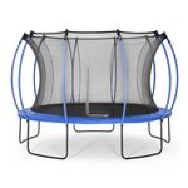 Springsafe Trampolin Colours 366 cm mit Sicherheitsnetz blau