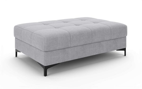 OTTO home Polsterhocker LEEVKE Sitzhocker passend zum Sofa, Breite 115 cm, mit hochelastischer Schaum und Wellenunterfederung
