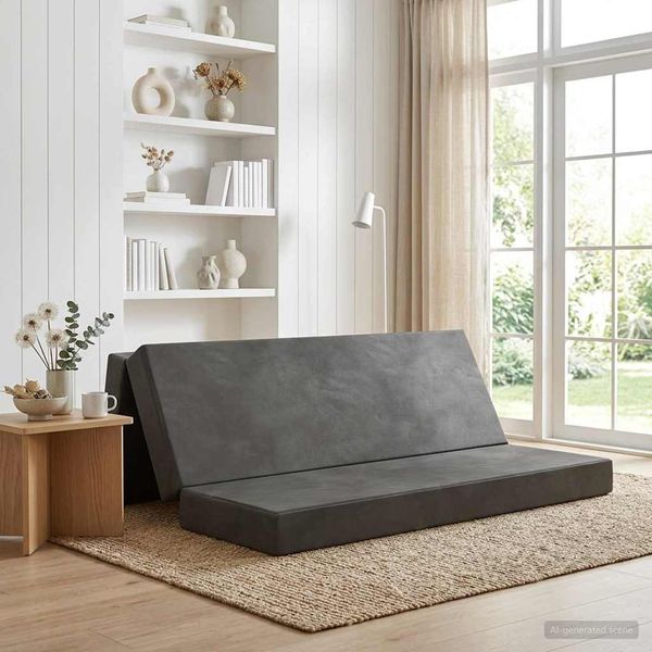 vidaXL Klappsofa Bett 200 x 67 x 45 cm Dunkelgrau 900264