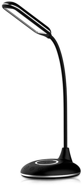LED Tischlampe, Alu, schwarz, dimmbar, verstellbar, CCT