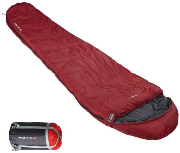 High Peak Mumienschlafsack Mumien Schlafsack TR 300 Allround, Trekking 4 Jahreszeiten Leicht -16°C