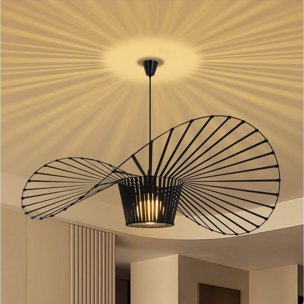 Nettlife Pendelleuchte Vintage Schwarz Esstisch E27 Hängelampe 60/80/100/120/140CM, LED wechselbar, Modern Pendellampe für Wohnzimmer Schlafzimmer Korridor Esszimmer