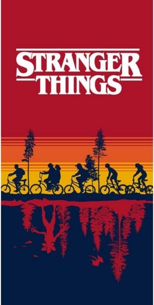 Stranger Things Strandtuch Badetuch 70×140 cm Baumwolle