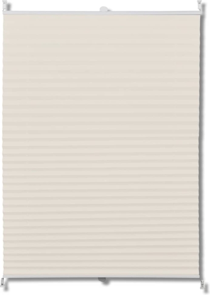 Plissee Faltrollo Rollo Plisseerollo 100x150cm Creme 240643