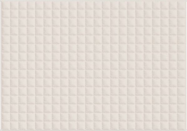 vidaXL Gewichtsdecke Stoff, 1 x Gewichtsdecke, Creme, 155x220 cm, Baumwolle, 11 kg Bild 3