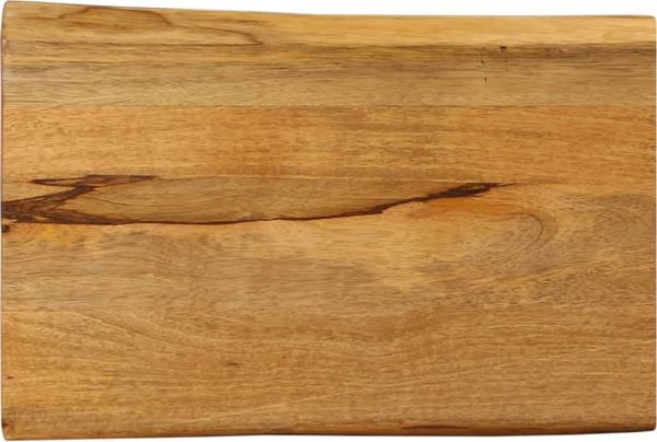 vidaXL Tischplatte mit Baumkante 70x40x3,8 cm Massivholz Mango 370777