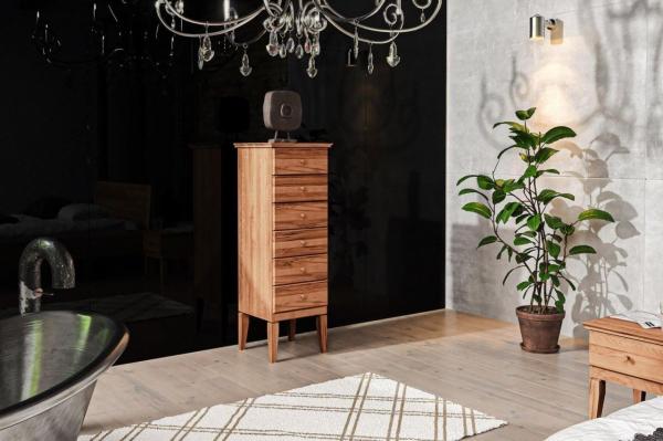 Kommode LENNES Buche massiv 46x133x45 cm Bild 1