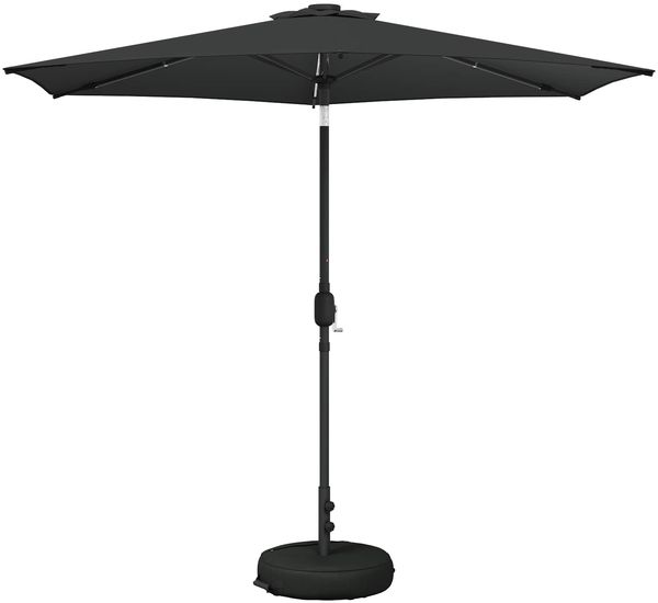 vidaXL Garten Sonnenschirm mit LED-Lichtern 270x270 cm Polyester 42036260