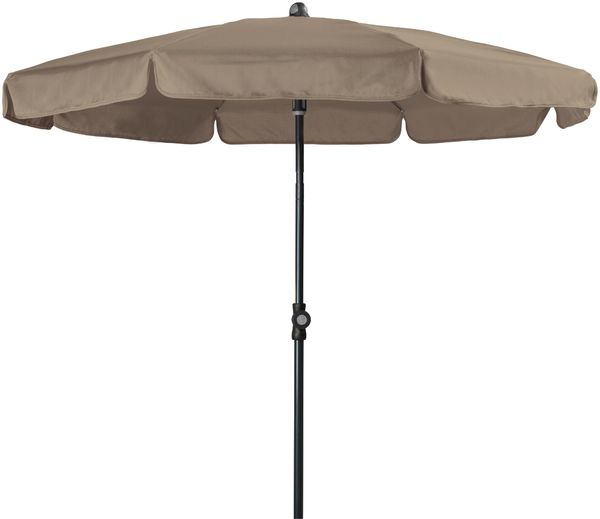 Doppler Sonnenschirm / Mittelstockschirm "Sunline Neo 150", greige, Ø 150 cm