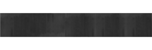 vidaXL Teppich Rechteckig Grau 80x500 cm Bambus 376796