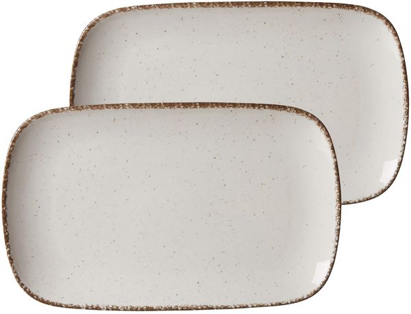 Ritzenhoff & Breker Casa Platte 33 x 20 cm 2er Set beige