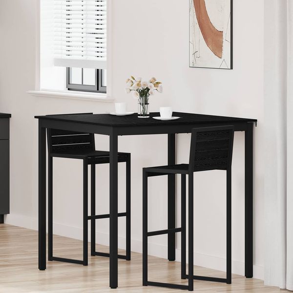 Stehtisch, Bartisch Holzwerkstoff 110 x 110 x 105 cm