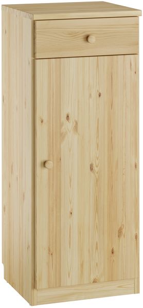 Garderobenschrank Schuhschrank Flurkommode Badmöbel 100x37x40 Kiefer Massivholz V-90.51-04Kiefer
