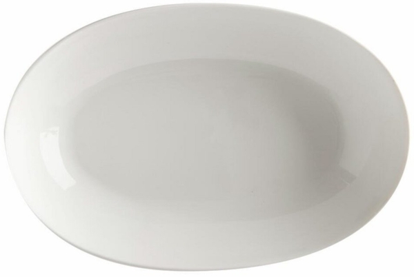 Maxwell & Williams ROUND Schale oval, 30 x 20 cm, Porzellan / White Basics