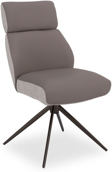 Polsterstuhl HARPER DUNDEE BHT 64.50x89.50x49 cm beige Esszimmerstuhl Freischwinger Schwingstuhl