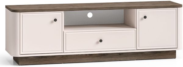 Selsey 'Vilavio' TV-Lowboard 2-türig, Schublade & Fach, Kaschmir/Eicheoptik Dunkel, 160 cm