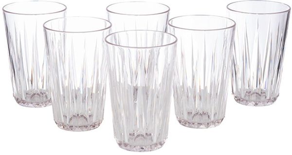 APS Becher Tritan, 6-tlg, Kunststoff, Made in Germany, 6-teilig