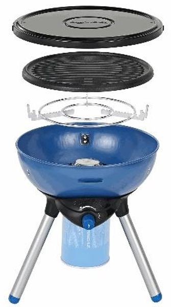 Campingaz Gasgrill, Party Grill, 200 CV, Grillfläche: Ø 33 cm, Blau, Ø 33 x 32 cm