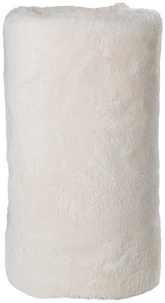 Wohndecke Fleecedecke, Elfenbeinfarben, 150 x 200 cm, Home4You, Polyester