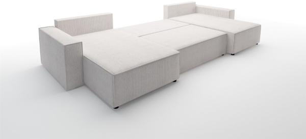 Wohnlandschaft Schlafsofa Sofa CONOR PREMIUM Stoff Poso Dunkelgrün Bild 2