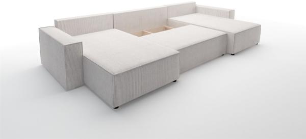 Wohnlandschaft Schlafsofa Sofa CONOR PREMIUM Stoff Poso Dunkelgrün Bild 3