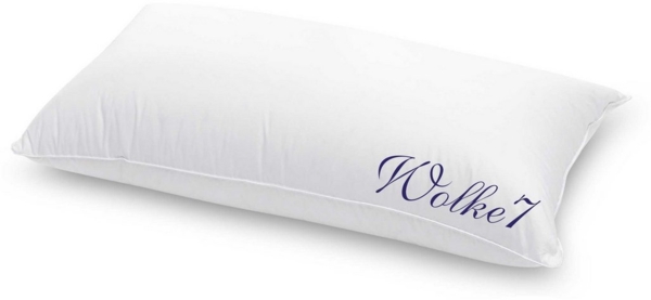 HANSKRUCHEN Daunenkissen Wolke7, Dreikammerkissen , 40x80 cm, 980 g