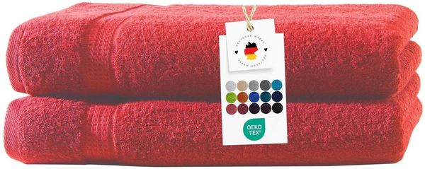 Carpe Sonno Duschtücher 70x140 cm 100% Baumwolle Handtücher 500 g/m2 Frottier Duschtuch Set, Frottier (Spar-Set, 2-St), Extra Soft & Weich, Saugfähig, Schwer, Atmungsaktiv, schnell trocknend