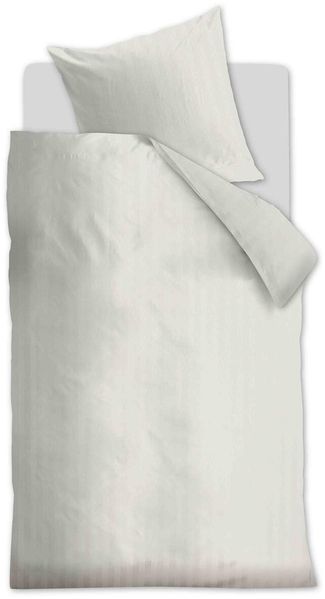 Beddinhouse 100% Cotton, 40x40/173x67 Bettwäsche Shine White 155X220 155x220 cm + 1 x 80 x 80 cm 1 Bettbezug, 1 Kissenbezug Weiß