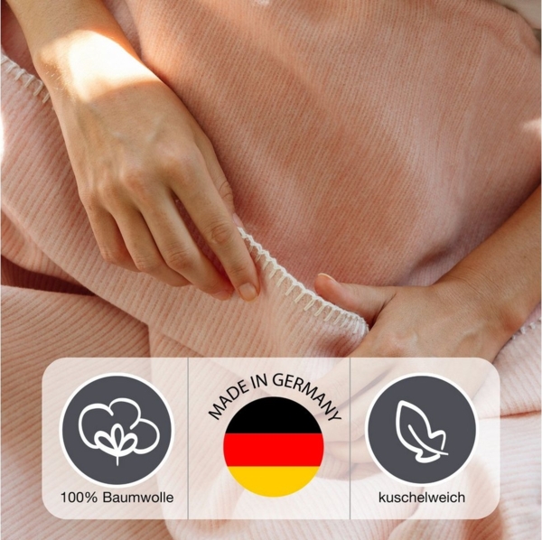 Wohndecke Wohndecke Lausanne, IBENA, in schlichtem Melange-Look