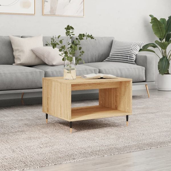 vidaXL Couchtisch Sonoma-Eiche 60x50x40 cm Holzwerkstoff 829247