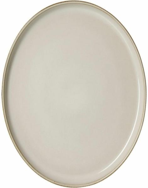 Ritzenhoff & Breker Servierplatte Olivia oval Beige 25x19 cm, Steingut