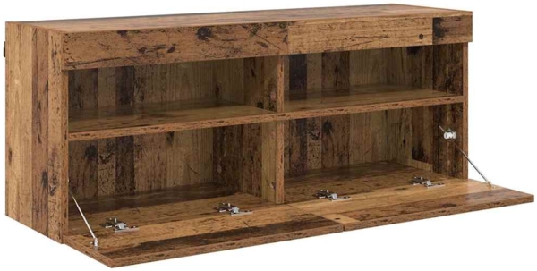 vidaXL TV-Wandschrank Altholz 100 x 30 x 40 cm Holzwerkstoff 882983 Bild 5