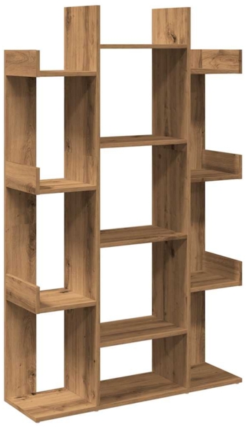 vidaXL Bücherregal Artisan-Eiche 86x25,5x140 cm Holzwerkstoff 856693