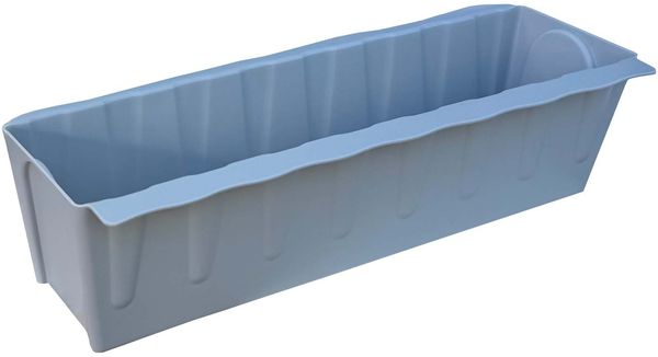BURI 10 Euro-Paletten Blumenkästen-Einsätze inkl. Bewässerungsmatte | 37,3cm Grau | Pflanzkasten für Europalette Palette | Balkonkasten | Blumentopf | aus stabilen Kunststoff | Made in Germany Bild 3
