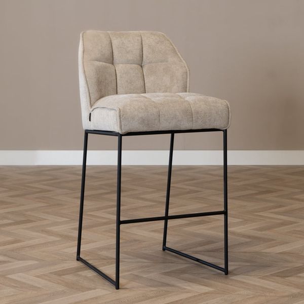 Bronx71 Barhocker Stoff Jelle taupe 82 cm