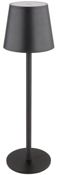 LED Tischleuchte, schwarz, Touchdimmer, H 36 cm