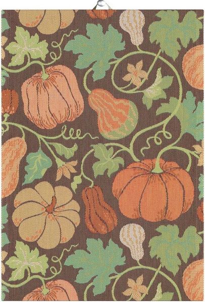 EKELUND MASTER WEAVERS 1692 Geschirrtuch Küchenhandtuch Plenty of Pumpkins 35x50 cm, (1-tlg, 1 x Geschirrtuch), Pixel gewebt (6-farbig)