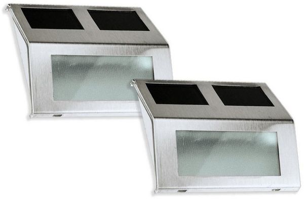 Treppenlicht 2er Set mit 2 weißen LED