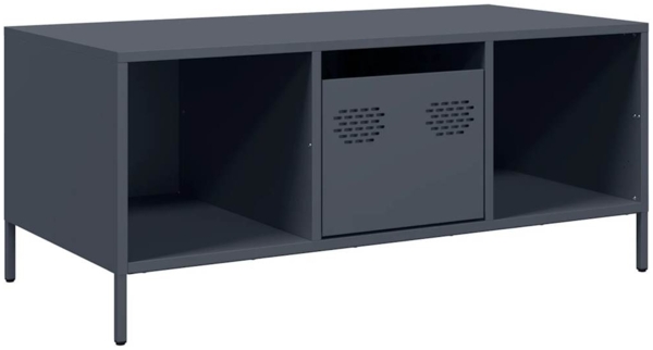 vidaXL Couchtisch Anthrazit 101,5x50x43,5 cm Kaltgewalzter Stahl 851276